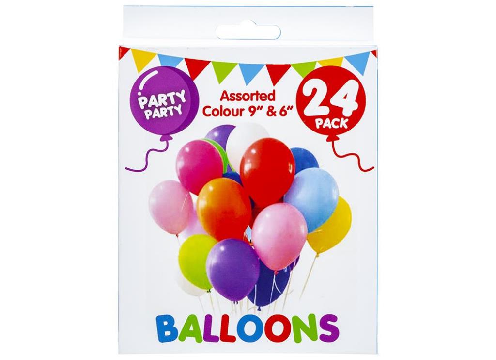Balloons Colour Asst 9 Balloons Colour Asst 9